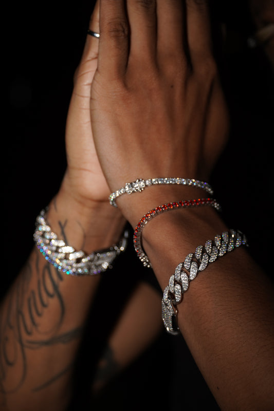 Blood Eclipse Tennis Bracelet