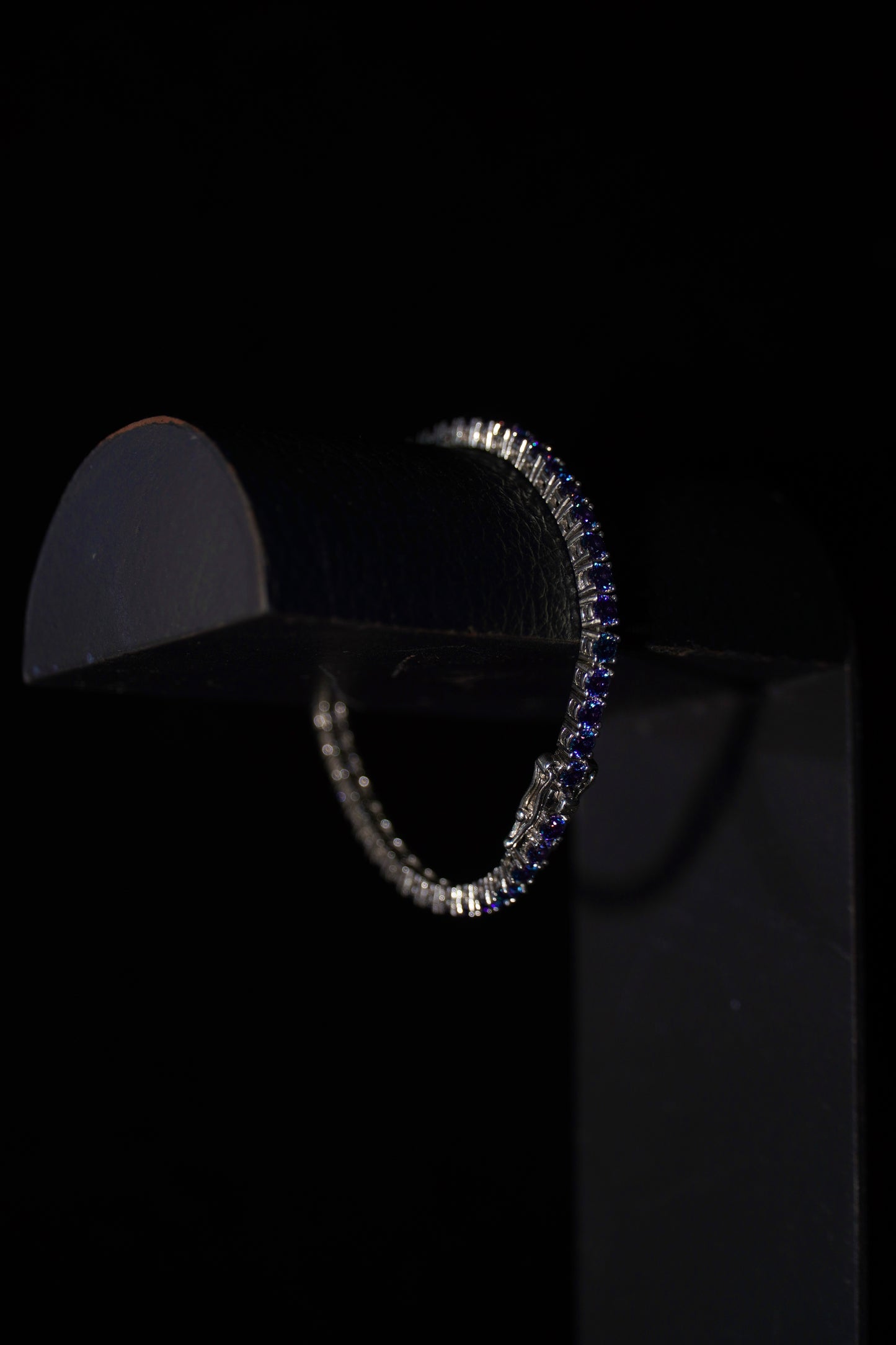 Bleu Eclipse Tennis Bracelet