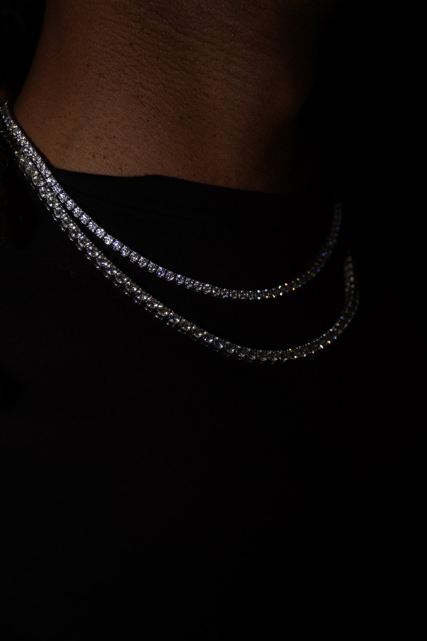 Eclipse Tennis Necklace