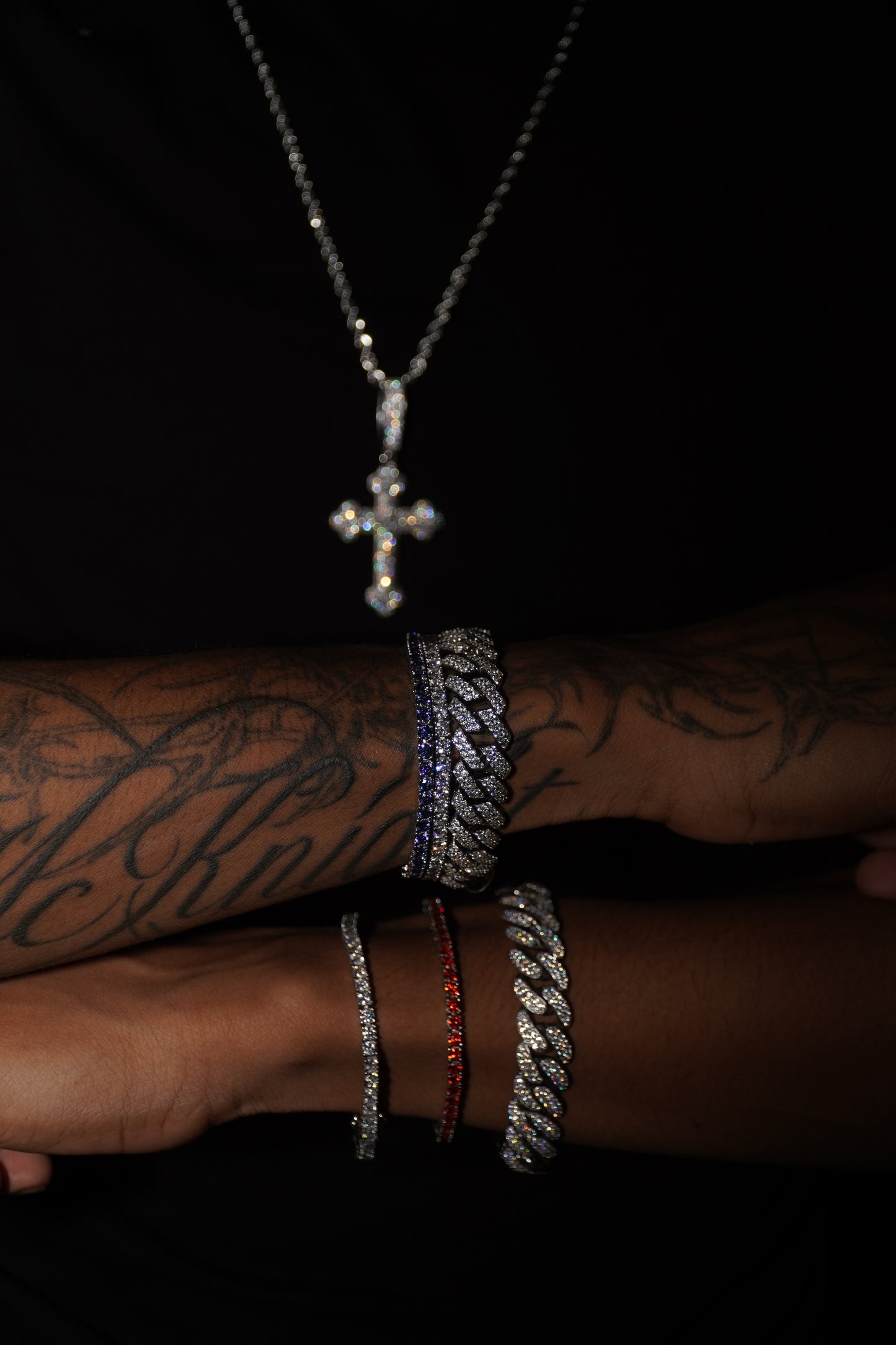 Bleu Eclipse Tennis Bracelet